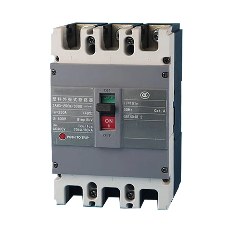 AC400V MCCB 250A 3 극
