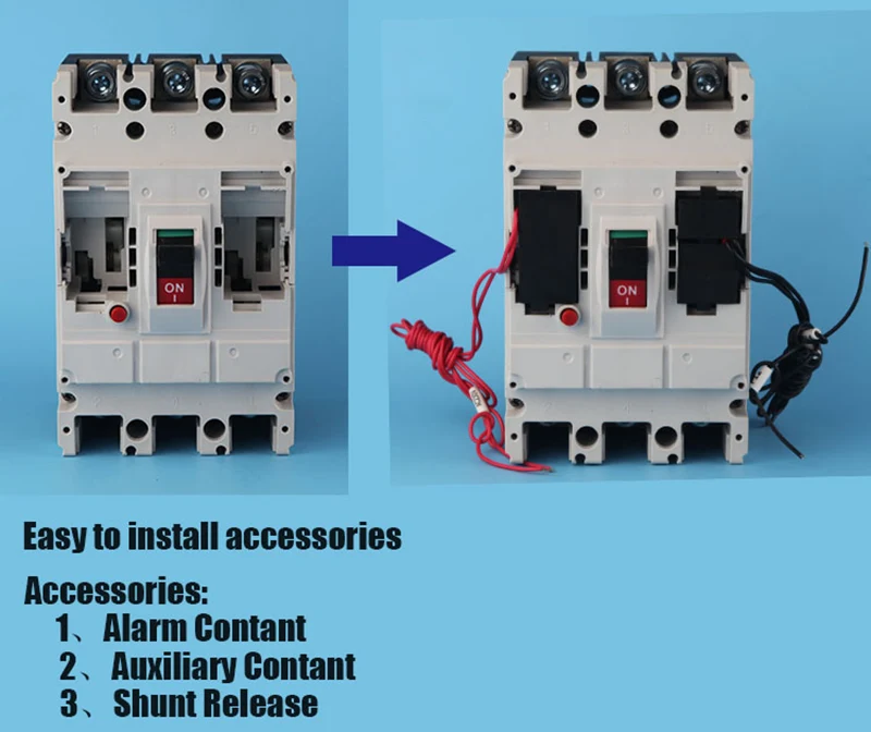 AC400V MCCB 630A 3 Pole