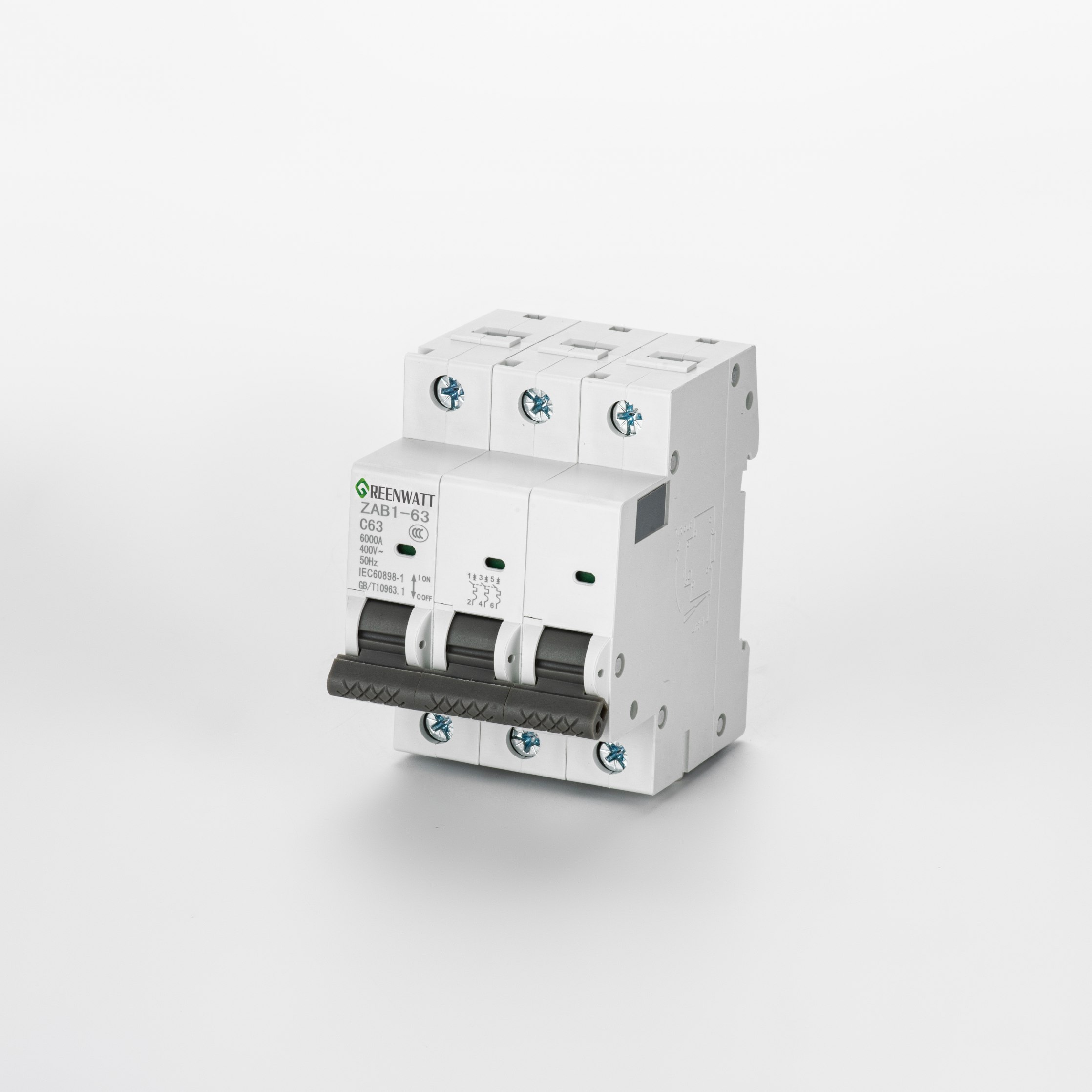 Reenwatt ZAB1-63 3P AC 미니어처 회로 차단기 | 63A 400V