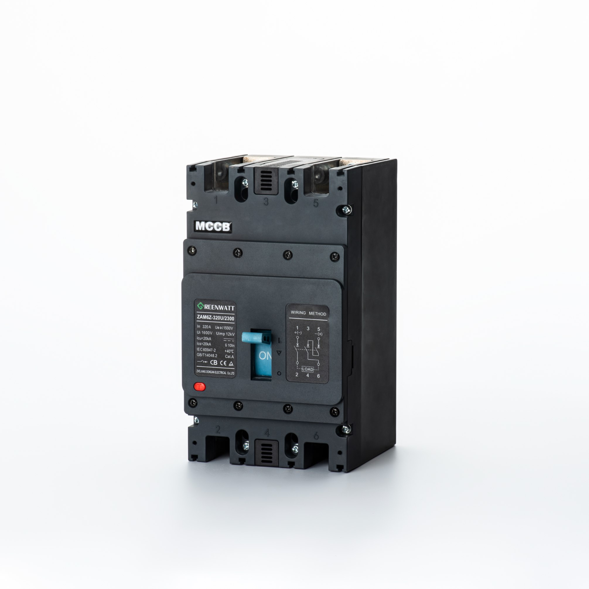 TSM2 시리즈 MCCB | 1600a | 400V AC | 과전류/단락/UV 보호 | IEC60947-2